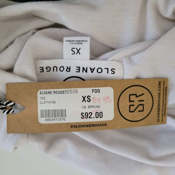 Sloane Rouge T-Shirt Dress Womens Size XS Empire Waist Flowing Spring Tee New - Picture 5 of 6